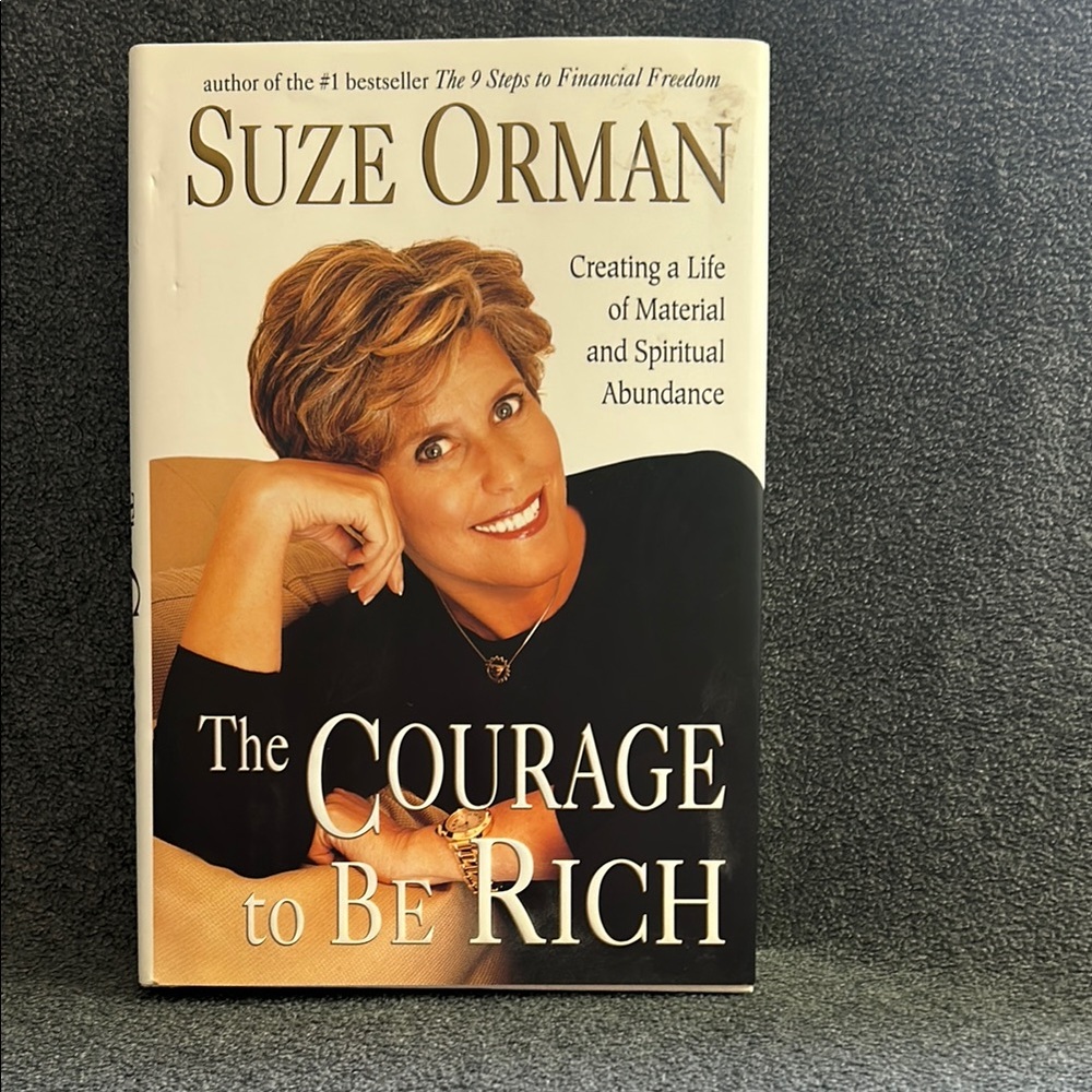 'The Courage to Be Rich' Book - Black and White Cover